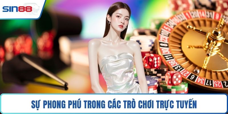Sự phong phú trong các trò chơi trực tuyến
